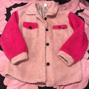 Kid’s Fuzzy Pink Jacket
